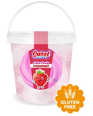 [046319] SWEET PARTY BARBE A PAPA FRAISE 40GR