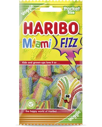 [029033] HARIBO FLOWPACK MIAMI FIZZ 80GR