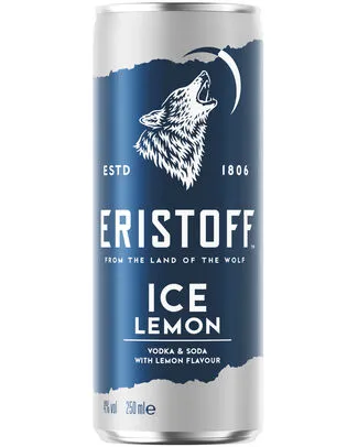 ERISTOFF ICE LEMON 4° CANS 25CL
