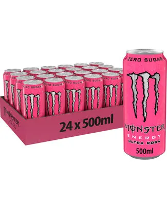 MONSTER ENERGY ULTRA ROSA CANS 50CL