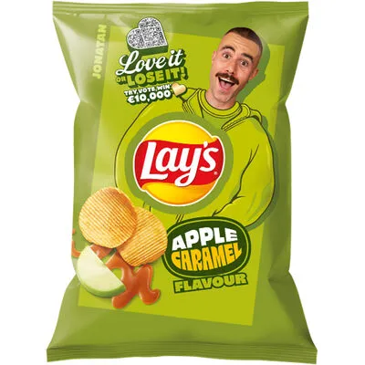 [044720] LAY S MAX APPLE & CARAMEL 185GR