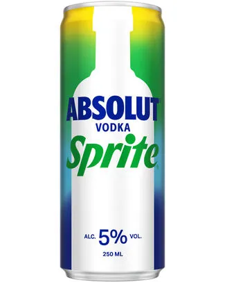 [053474] ABSOLUT SPRITE CANS 25CL 5°