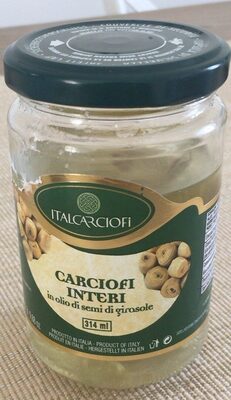 ITALCARCIOFI CARCIOFI INTERI IN OLIO 314ML x 12