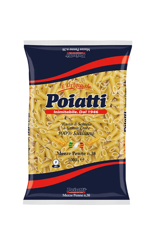[9780201372465] POIATTI N 38 MEZZE PENNE LISCE 1KG X 12