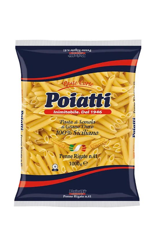 [8007066010419] POIATTI N 41 PENNE RIGATE 1KG X 12
