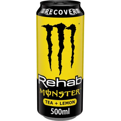 [053393] MONSTER ENERGY REHAB LEMON TEA CANS 50CL X 24