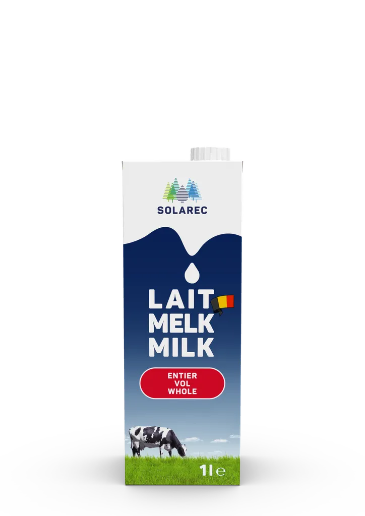 SOLAREC LAIT ENTIER UHT TETRA 1L X 12