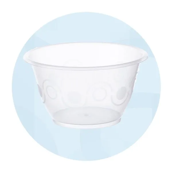 POT A GLACE TRANSPARENT EN POLYPROPYLENE 300CC 50PCS