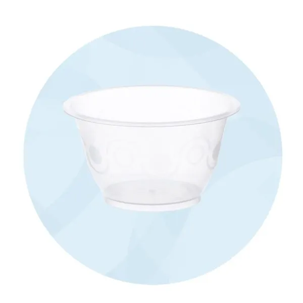 POT A GLACE TRANSPARENT EN POLYPROPYLENE 160CC 50PCS