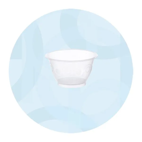 POT A GLACE TRANSPARENT EN POLYPROPYLENE 80CC 50PCS