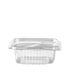 BOITE A SALADE  TRANSPARENT AVEC COUVERCLE 500 CC X 100 P