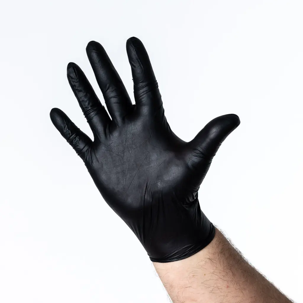 Gants en nitrile jetables Medium noir 10x 100pcs/ctn