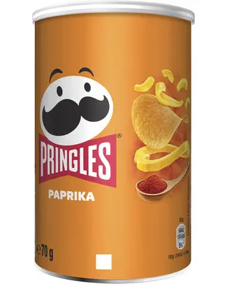 [045769] PRINGLES PAPRIKA CHIPS 70GR (12-Pack)