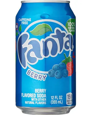 [052444 fanta blueberry] FANTA BLUEBERRY 12OZ CANS 35,5CL