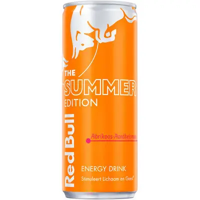 [053944] RED BULL APRICOT STRAWBERRY CANS 25CL X 24