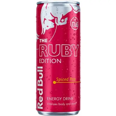 [054045] RED BULL SPICED PEAR CANS 25CL X 24
