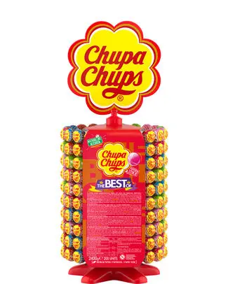 [042139 CHUPA CHUPS 200] CHUPA CHUPS BEST OF WHEEL DISPLAY 12GR X 200