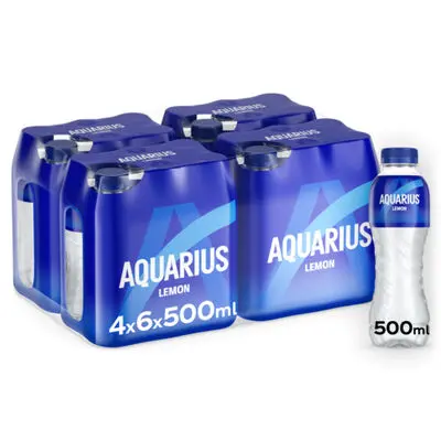 [052173] AQUARIUS LEMON PET 50CL 6-PACK