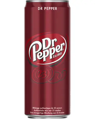 DR PEPPER SLEEK CANS 33CL 6-Pack