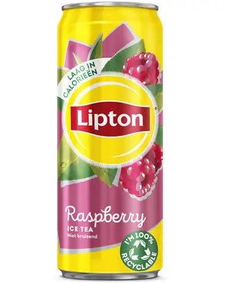 [052632] LIPTON ICE TEA BLACK FRAMBOISE NON PETILLANT SLEEK CANS 33CL