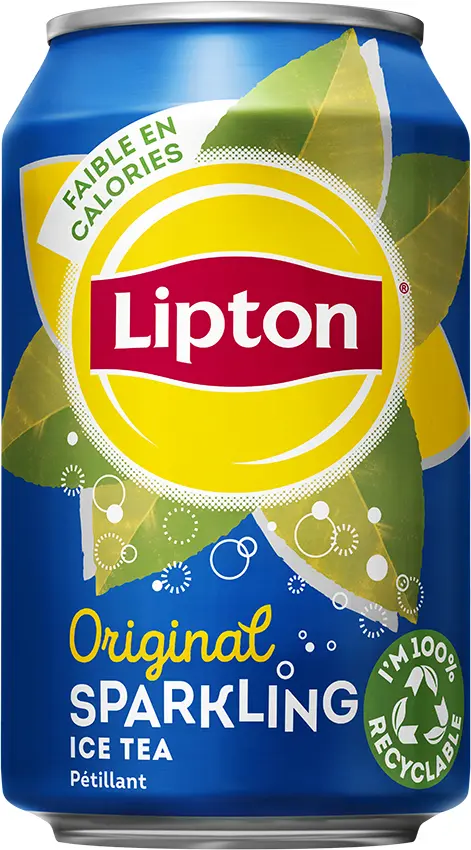 ICE TEA SPARKLING ORIGINAL FAT CANS 33CL 24-Pack