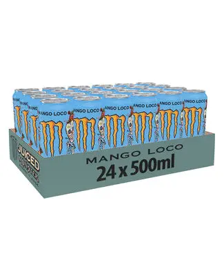 [053394] MONSTER ENERGY JUICED MANGO LOCO CANS 50CL X 24