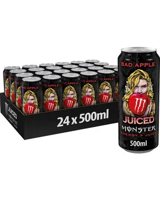 [053441] MONSTER ENERGY JUICE BAD APPLE CANS 50CL X 24