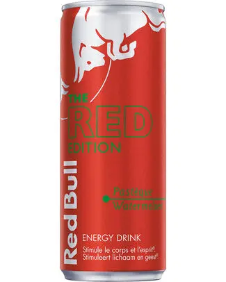 [053991] RED BULL RED EDITION WATERMELON CANS 25CL